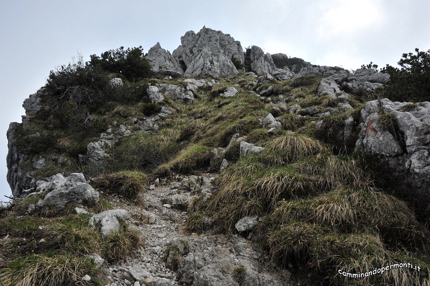 108 Sentiero dell Amicizia Monte Alben La Croce.JPG